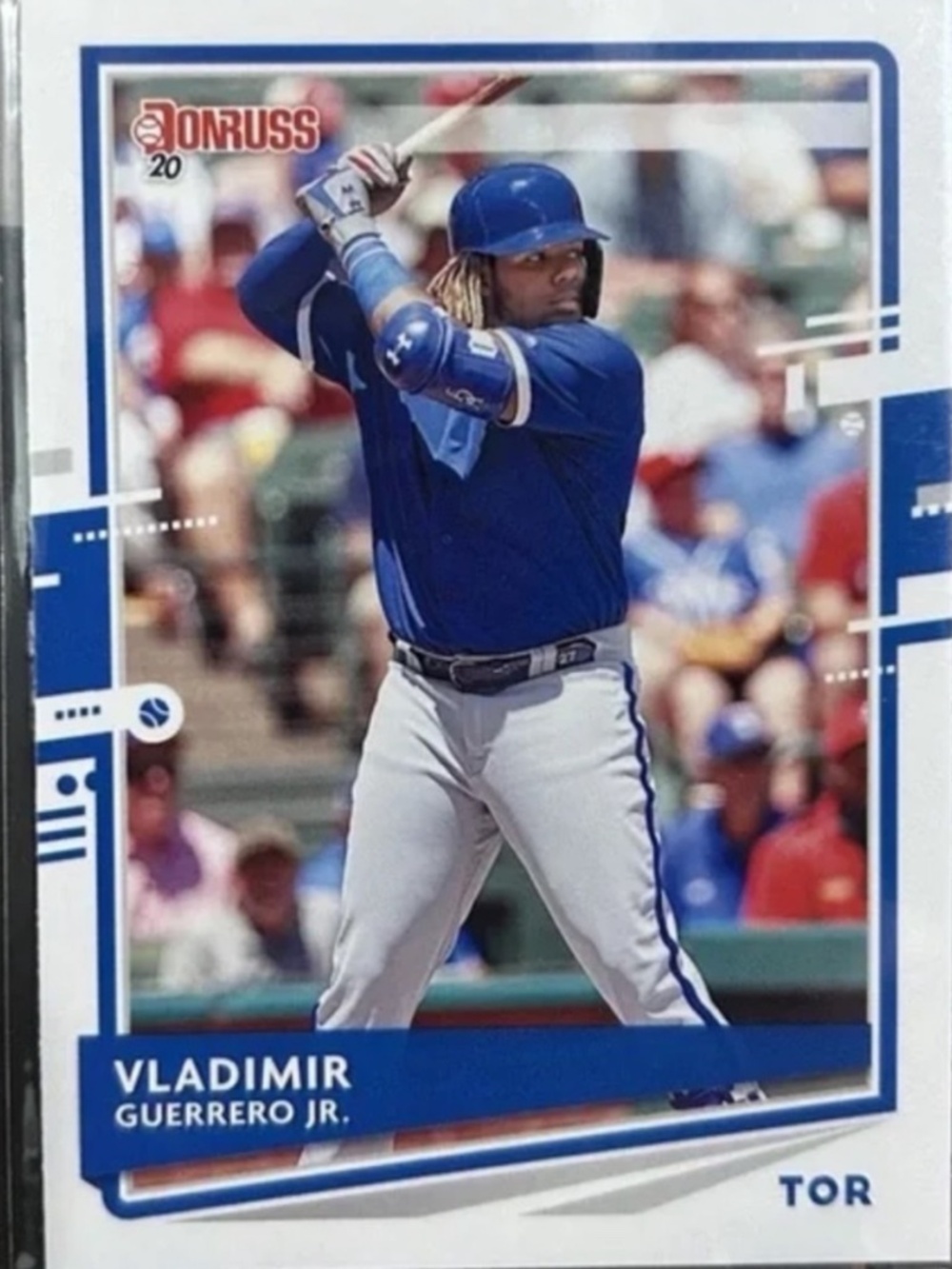 Vladimir Guerrero Jr 2020 Donruss Toronto Blue Jays Baseball Card